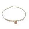 Elegant and noble, natural freshwater pearl necklace, women's niche, light luxury, high-end collarbone chain, fashionable neck chain Item Picture